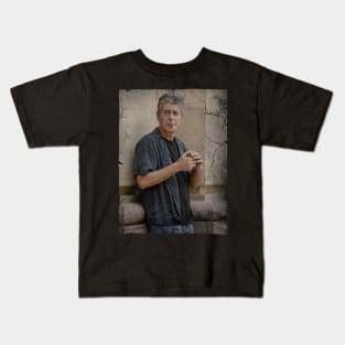 Anthony Bourdain Vintage Kids T-Shirt